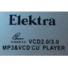 CONTRO REMOTO PARA MP3 Y VCD CD PLAYER MARCA ELEKTRA / JX-9955B